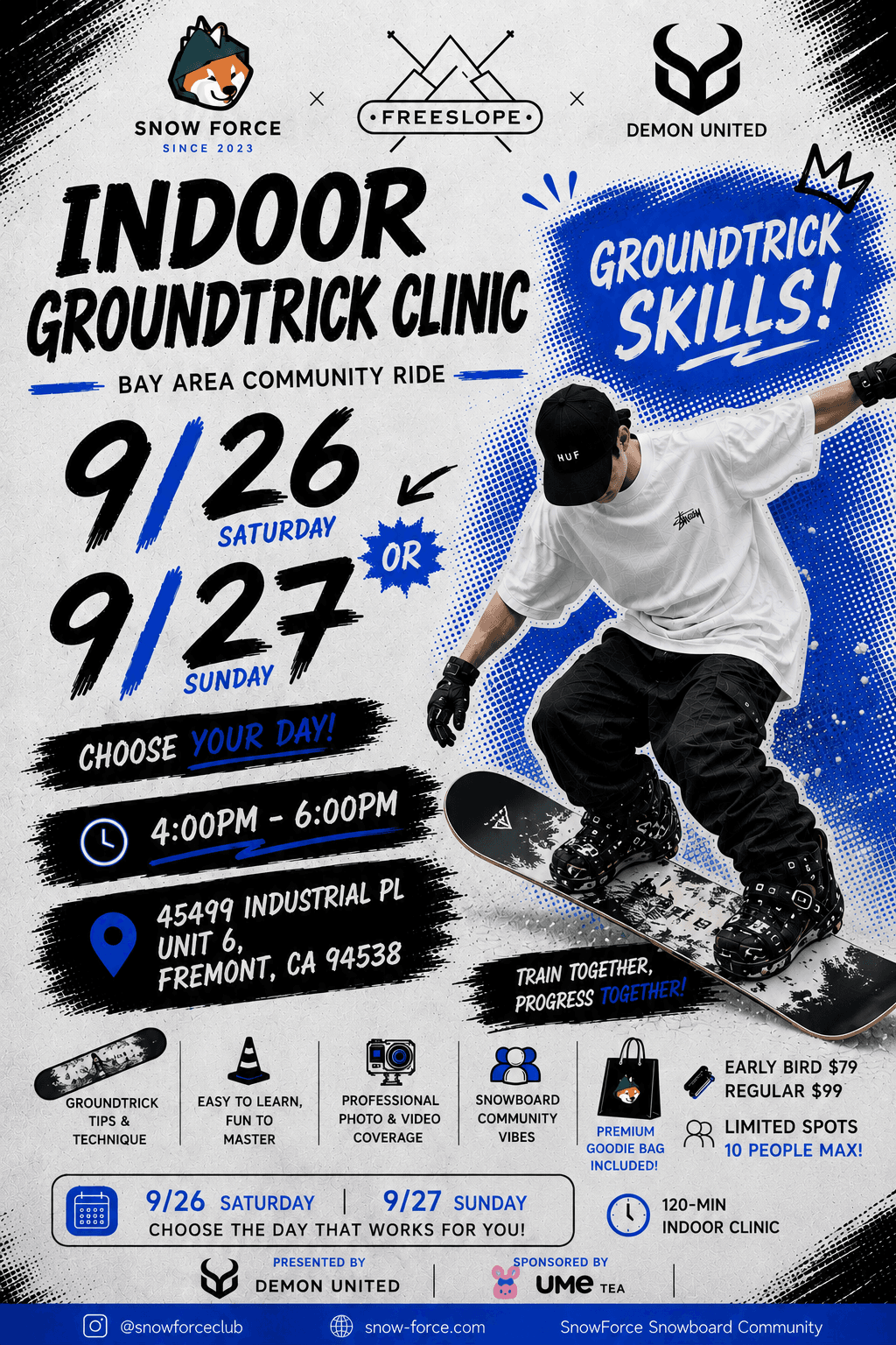 indoor Groundtrick Clinic - September 26