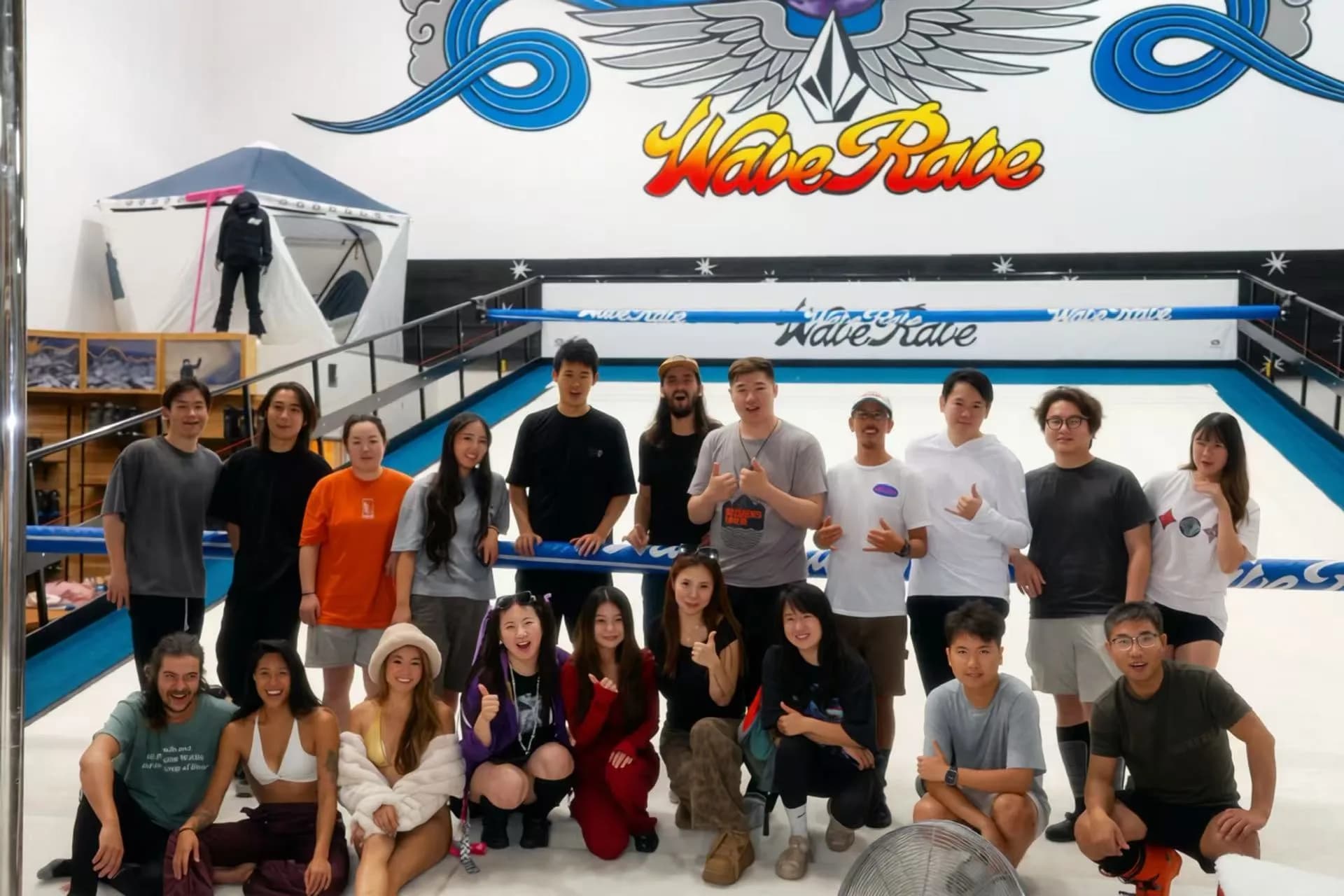 SnowForce × Wave Rave Indoor Flow